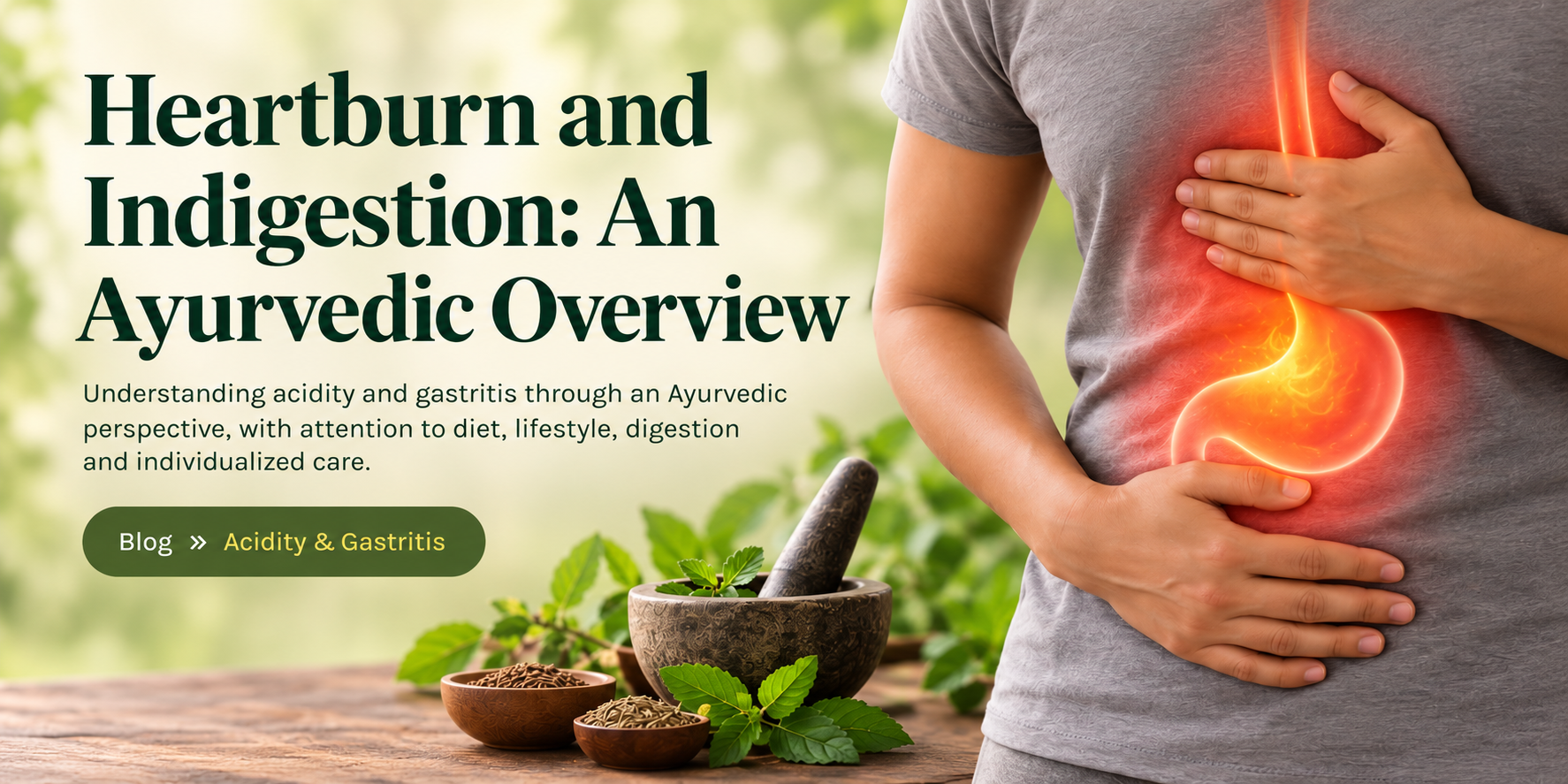 Heartburn and Indigestion: An Ayurvedic Overview - Ayushmaan Bhavah